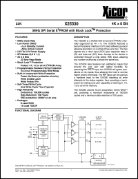 X25330S8I Datasheet