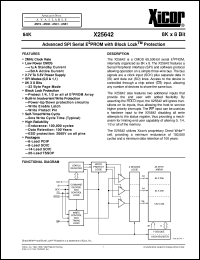 X25642P-2,7 Datasheet