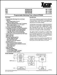 X25166S14I Datasheet