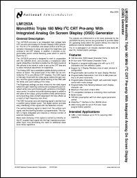 LM1253AAE/NA Datasheet