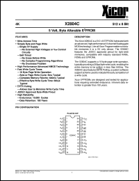 X2804CP-25 Datasheet