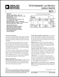 AD215 Datasheet