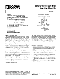 AD549 Datasheet