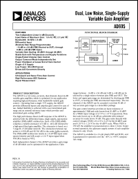 AD605 Datasheet