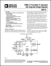 AD6122 Datasheet