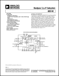 AD6140 Datasheet
