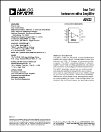 AD622 Datasheet