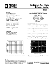 AD629 Datasheet