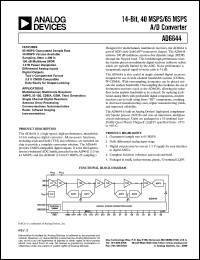 AD6644 Datasheet