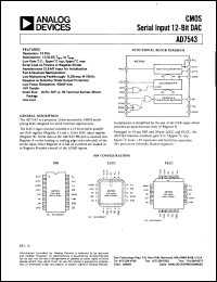 AD7543 Datasheet