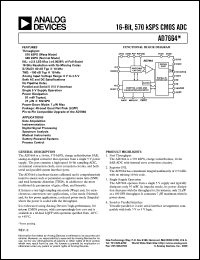AD7664 Datasheet