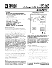 AD7706 Datasheet
