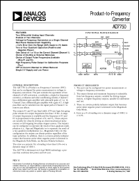 AD7750 Datasheet