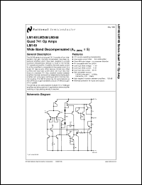 LM148E/883 Datasheet