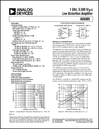 AD8009 Datasheet