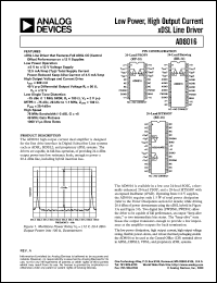 AD8016 Datasheet