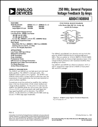 AD8047 Datasheet