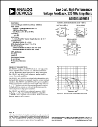 AD8057 Datasheet