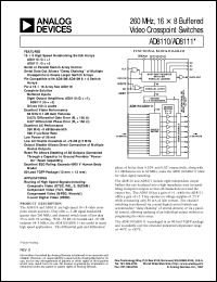 AD8110 Datasheet