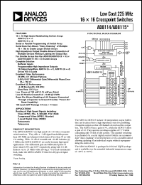 AD8114 Datasheet