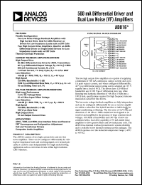 AD816 Datasheet