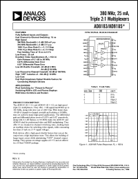 AD8183 Datasheet