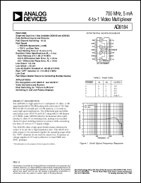 AD8184 Datasheet