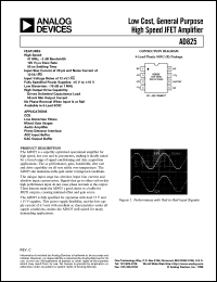 AD825 Datasheet
