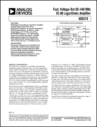 AD8310 Datasheet