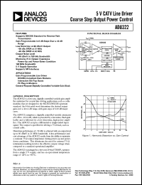 AD8322 Datasheet