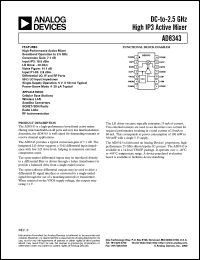 AD8343 Datasheet