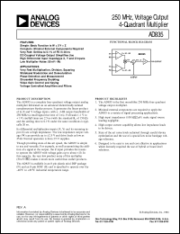 AD835 Datasheet