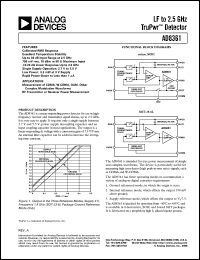 AD8361 Datasheet
