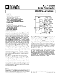 AD8403 Datasheet