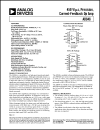 AD846 Datasheet