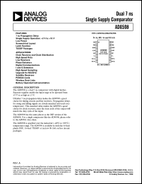 AD8598 Datasheet