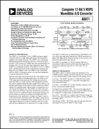 AD871 Datasheet
