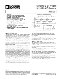AD872ASE Datasheet