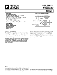 AD9051 Datasheet