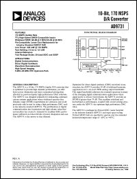 AD9731 Datasheet