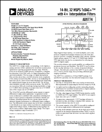 AD9774 Datasheet