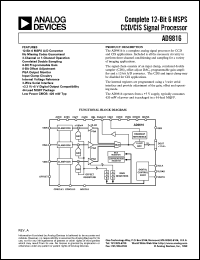 AD9816 Datasheet
