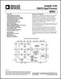 AD9822 Datasheet