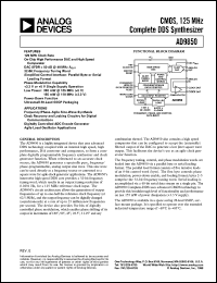 AD9850 Datasheet