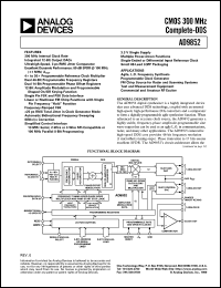 AD9852 Datasheet