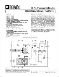 ADF4111 Datasheet