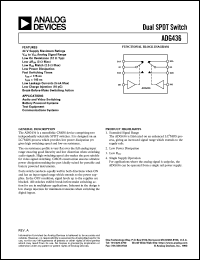 ADG436 Datasheet