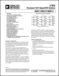 ADG512 Datasheet
