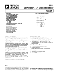 ADG704 Datasheet