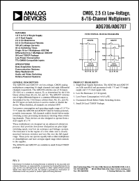 ADG707BRU Datasheet